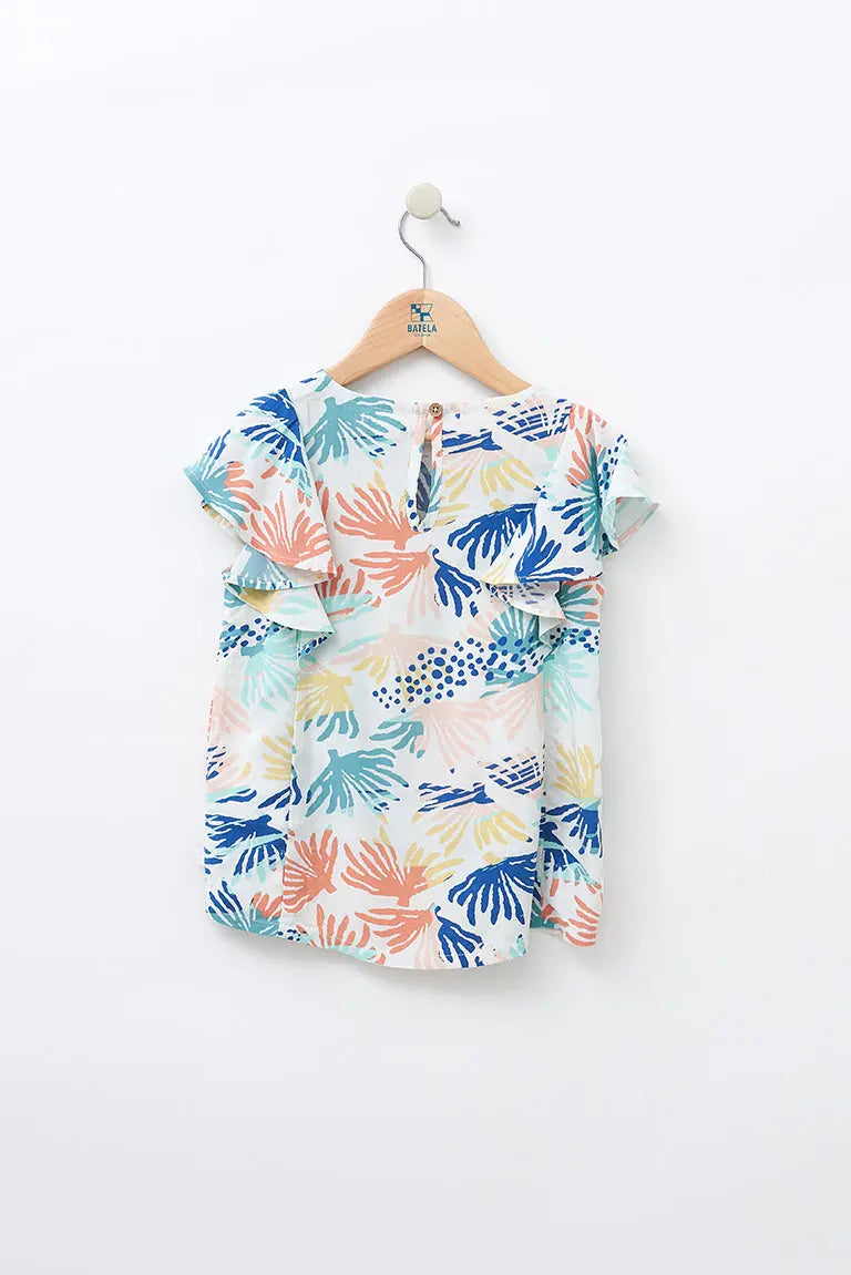 Camiseta de niña 100% viscosa