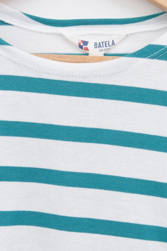Long-sleeved cotton striped Marseillaise T-shirt (OUTLET) SS25