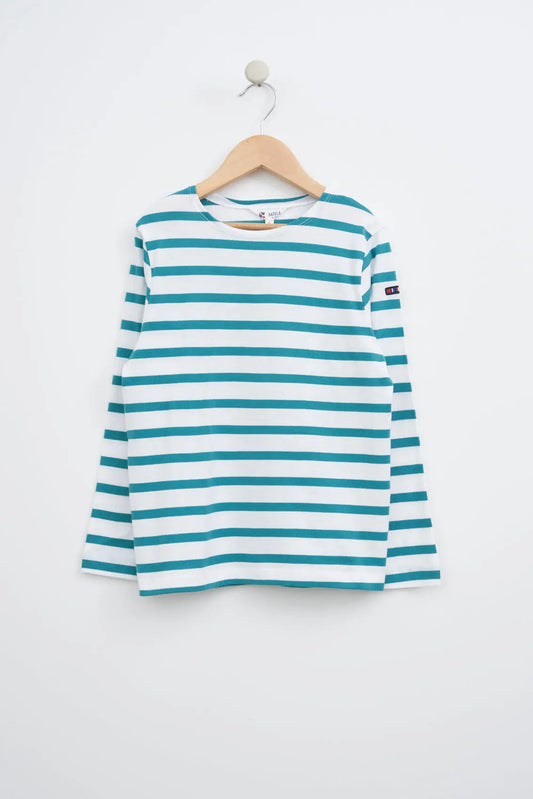 Long-sleeved cotton striped Marseillaise T-shirt (OUTLET) SS25