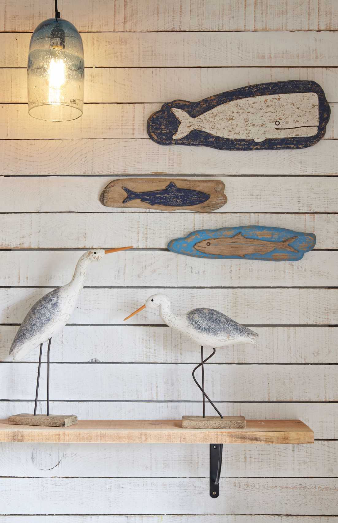 Wooden bird with base