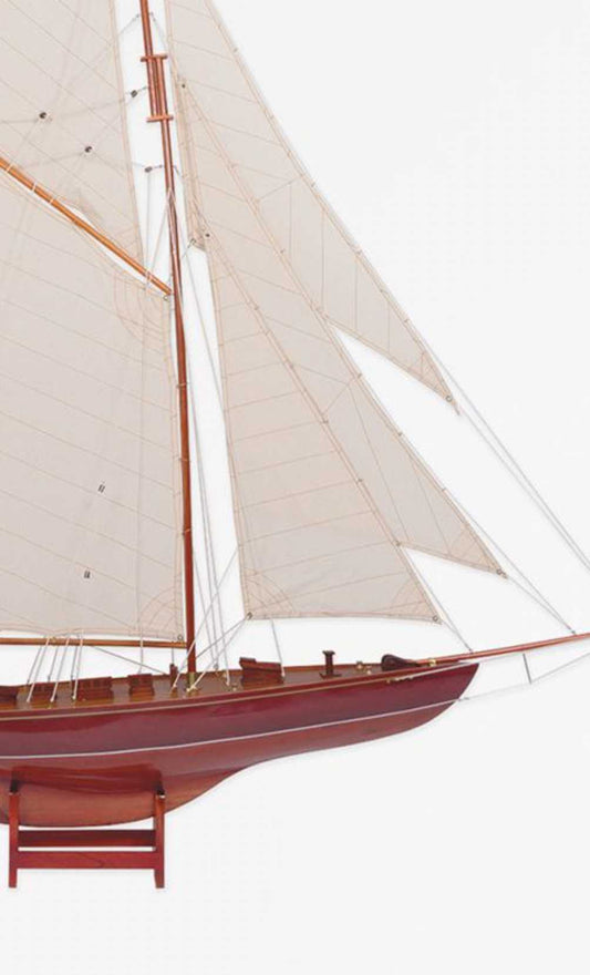 Maqueta de velero “Columbia” en madera (Mediano) Batela