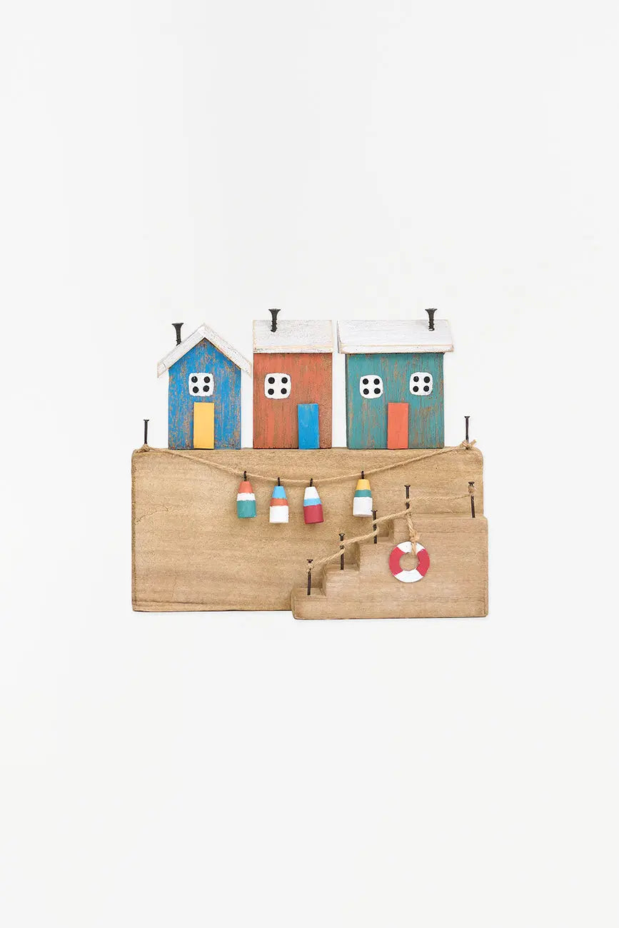 Maisons portuaires aux couleurs vives