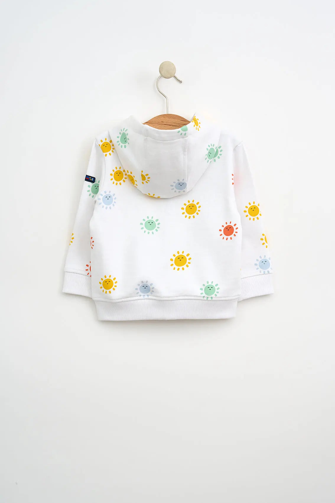 Printed baby sweatshirt jacket