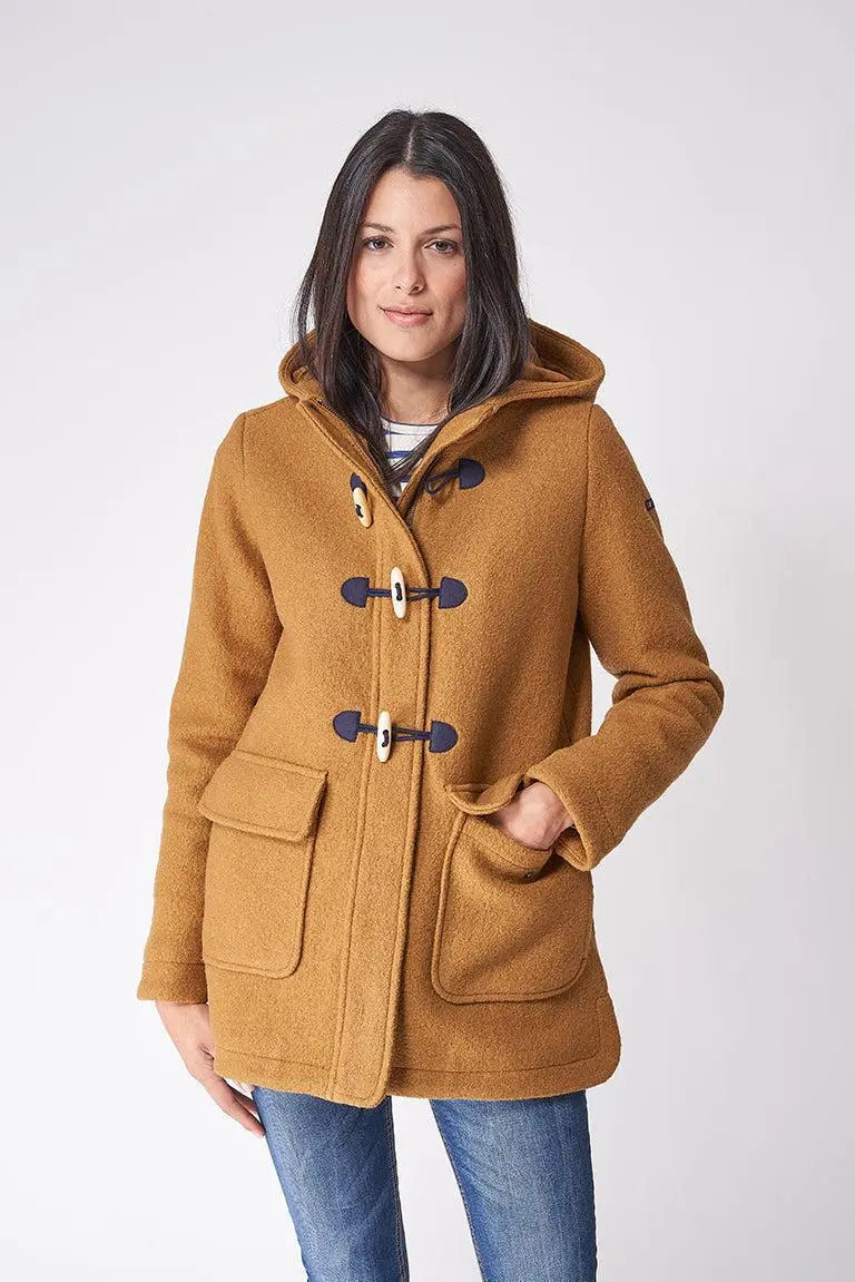 duffle coat with hood