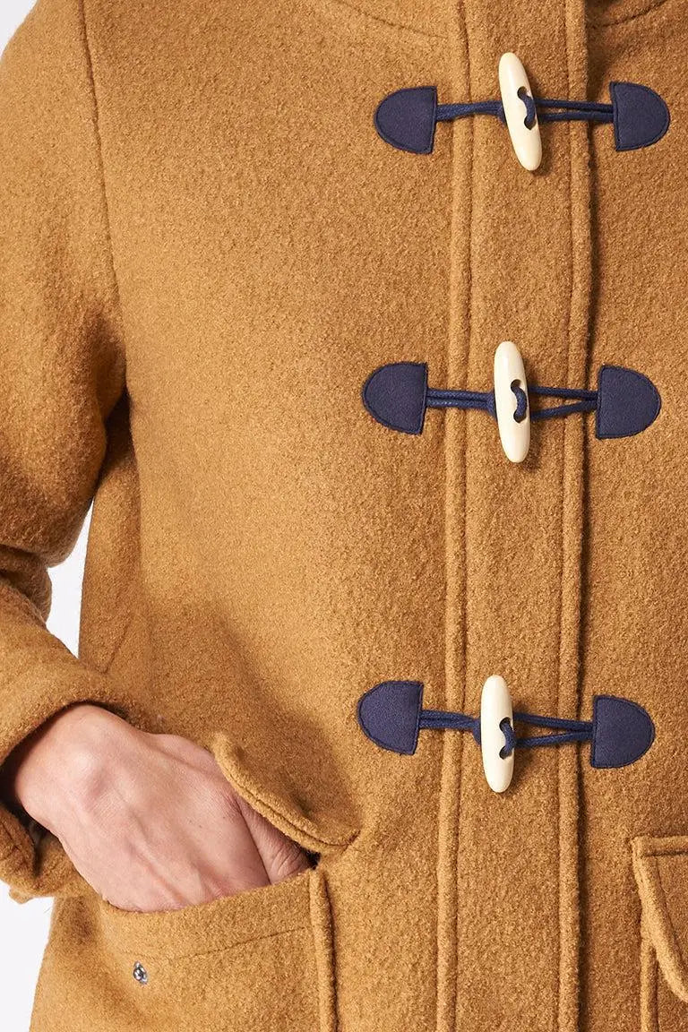 duffle coat with hood