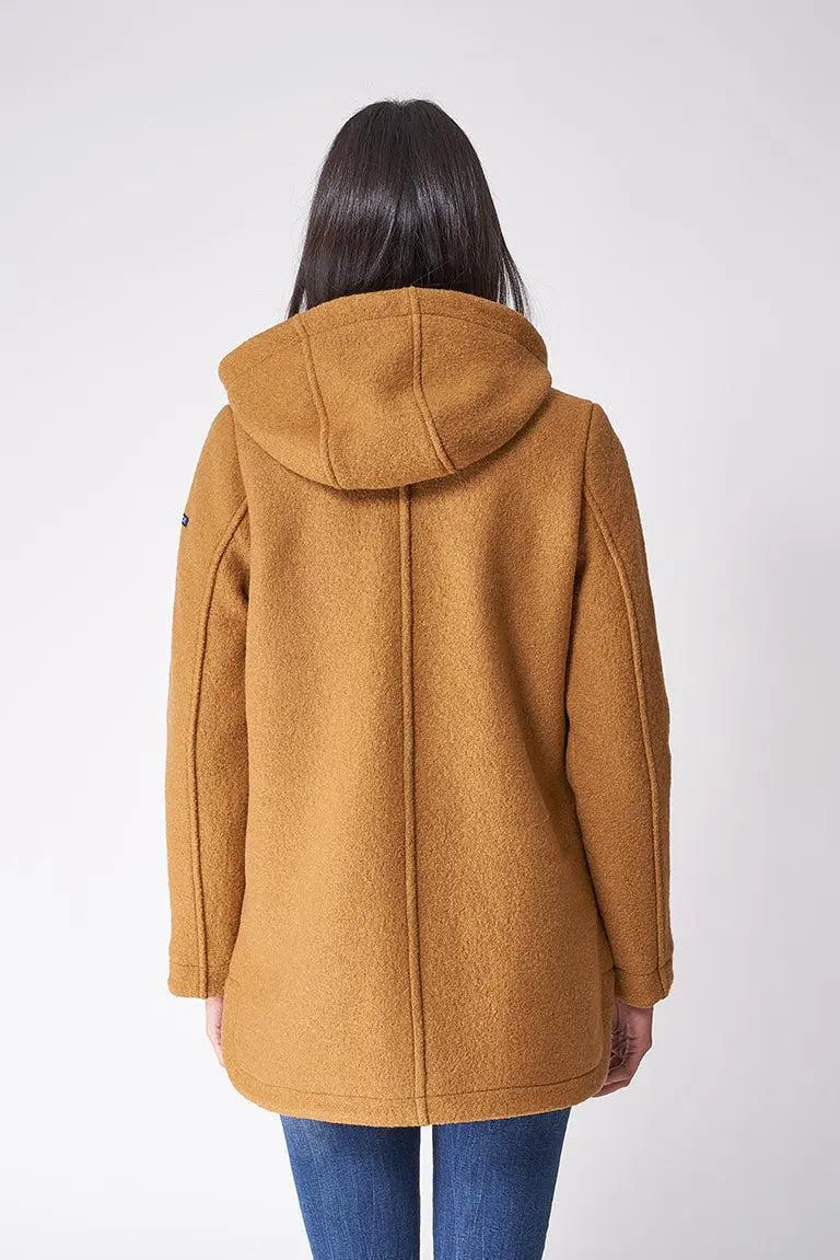 duffle coat with hood