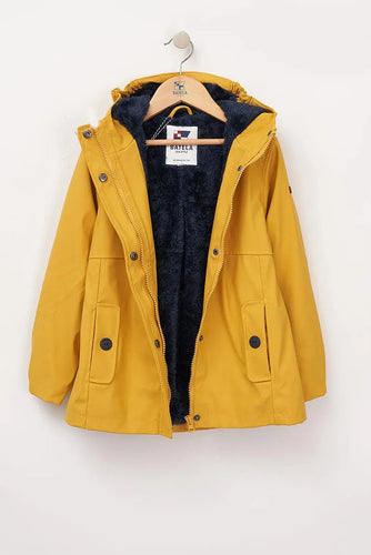 Batela Raincoat with Flap Pockets Navy main image 1