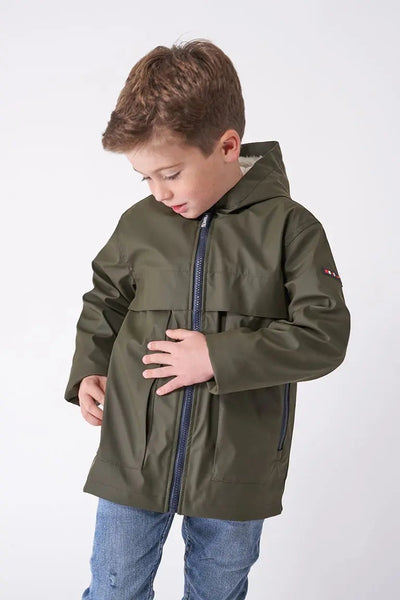 Batela Chubasquero de niño con forro Interior de borreguito