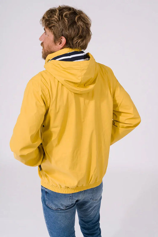 Veste de pluie courte pour homme avec doublure en coton - C3050