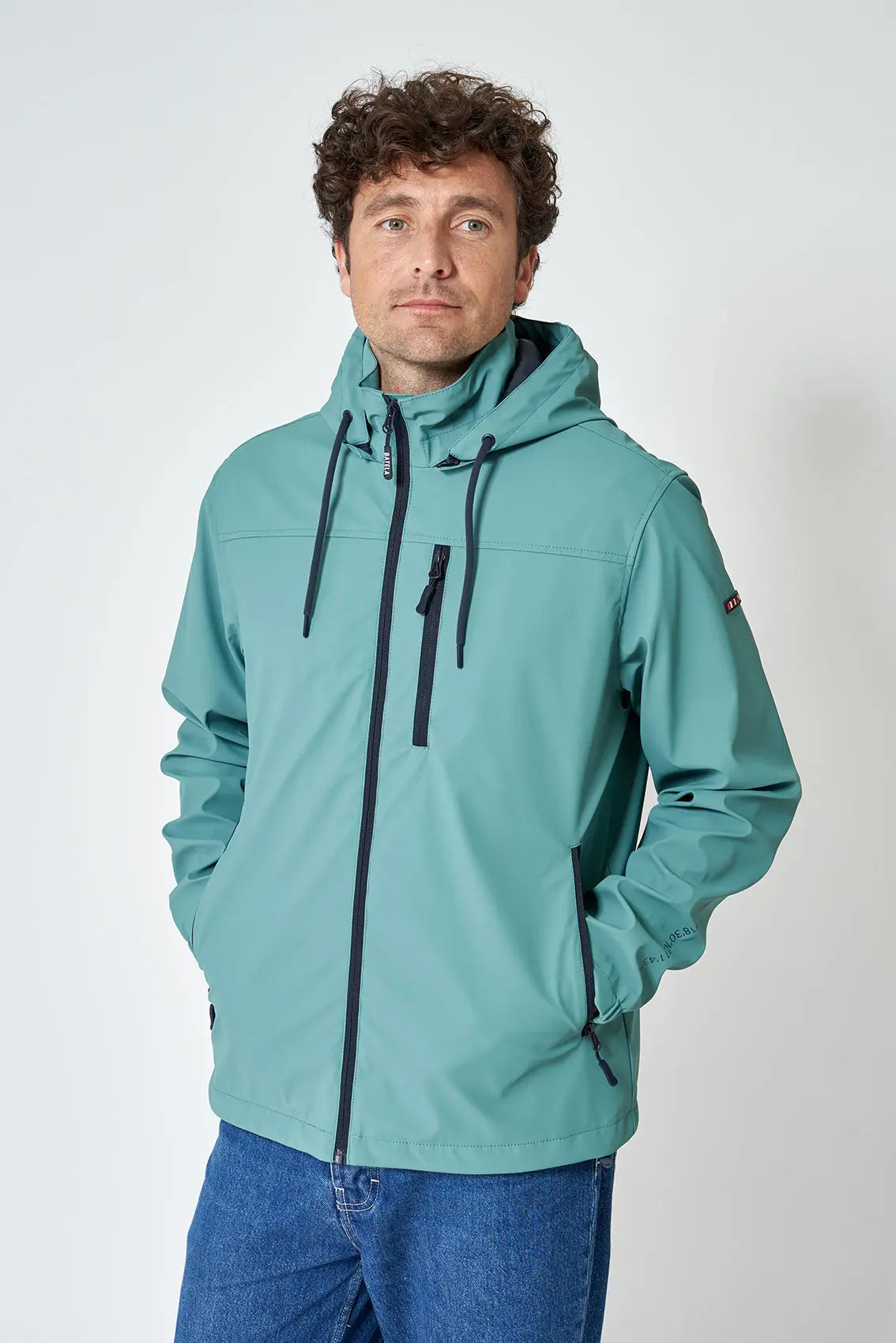 Chubasquero ligero marinero hombre Tejido impermeable