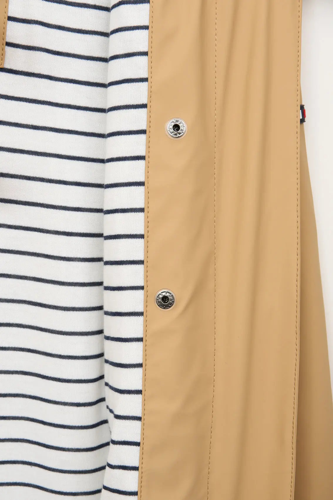 Sailor raincoat with anchor details