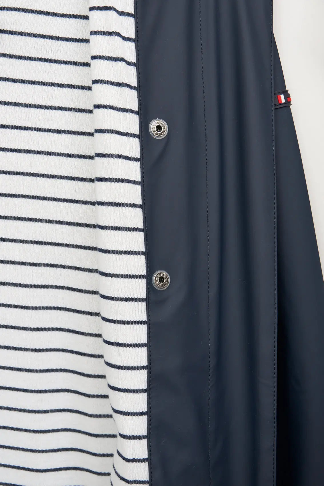 Sailor raincoat with anchor details