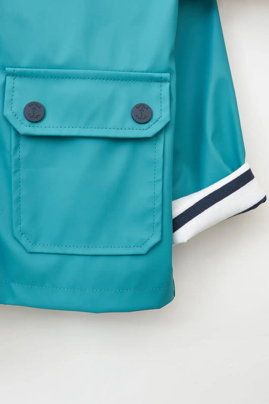 Boy's sailor raincoat with striped lining (OUTLET)