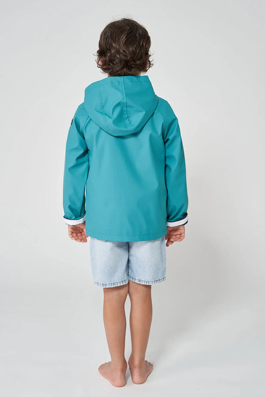 Boy's sailor raincoat with striped lining (OUTLET)