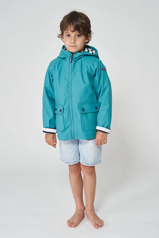 Boy's sailor raincoat with striped lining (OUTLET)