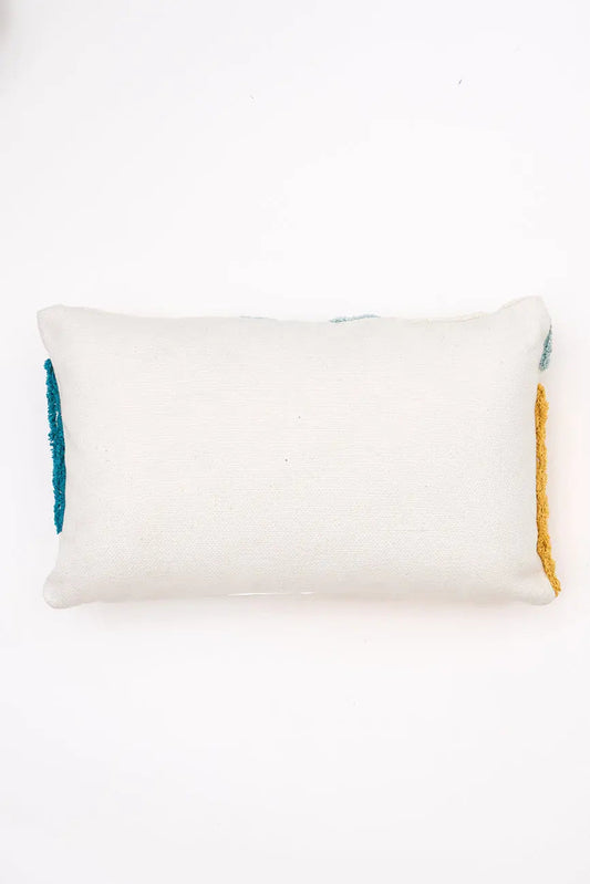 Cojín con paisaje surf bordado en algodón - Decoración náutica