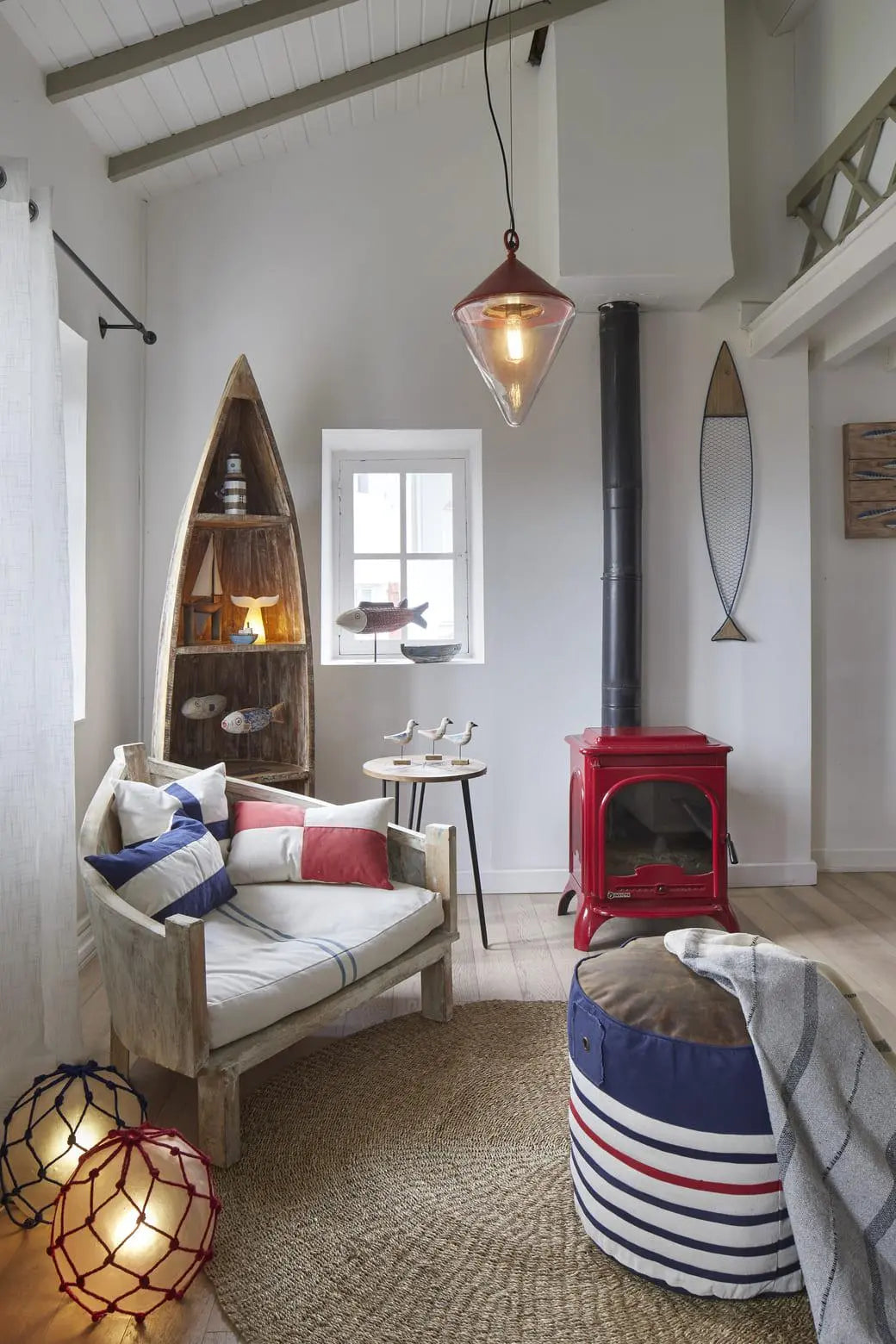 Cojín bandera blanco y rojo - D6740 Batela