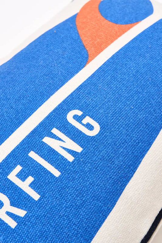 Cojín de algodón con el estampado "Surfing" - Batela