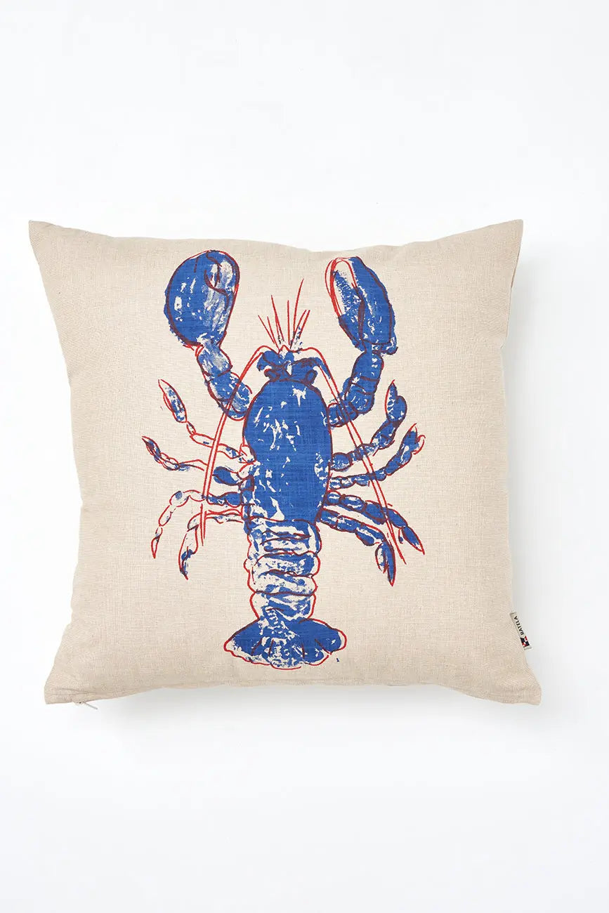 Lobster print cushion - D7338