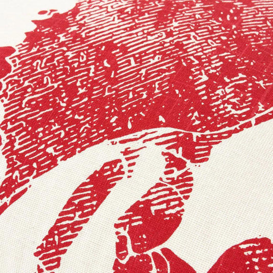 Cojín náutico con un cangrejo rojo - D7337 Batela