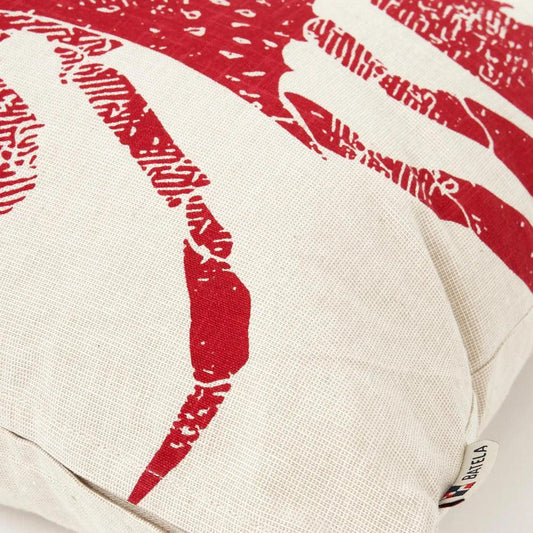 Cojín náutico con un cangrejo rojo - D7337 Batela