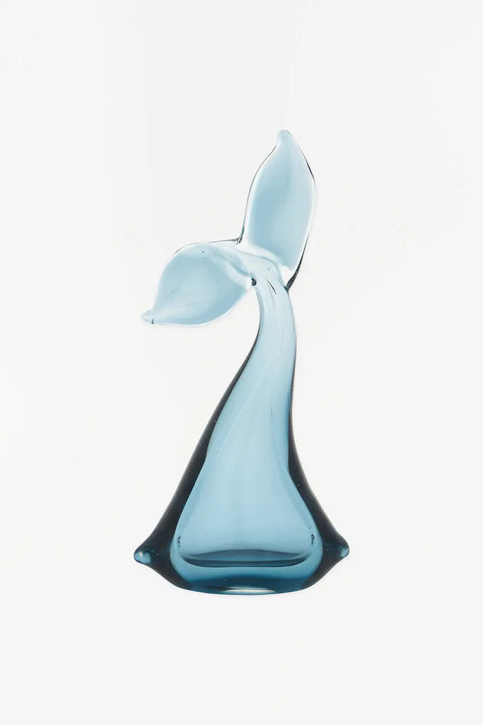Cola de ballena de cristal, grande - Decoración náutica