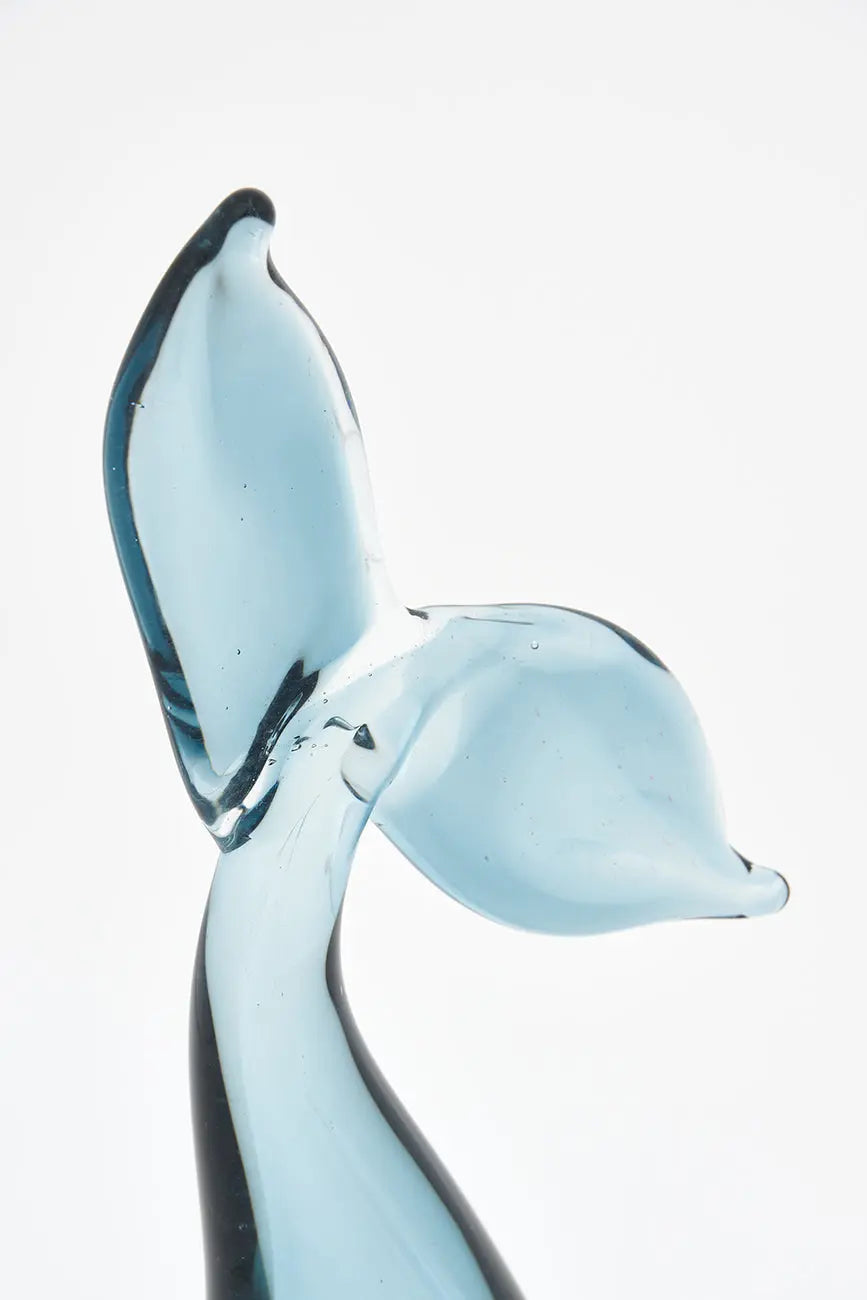 Cola de ballena de cristal, grande - Decoración náutica