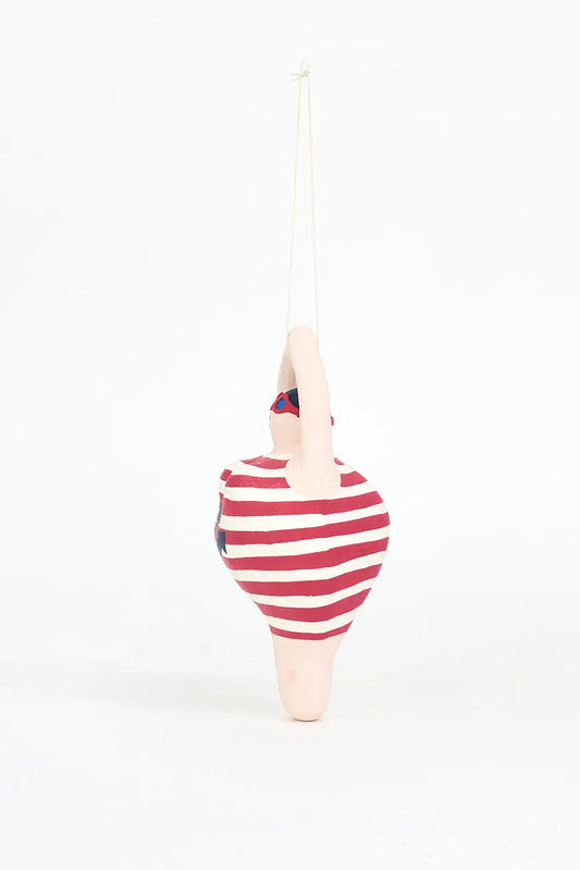 Colgante de bañista en papel maché - Batela