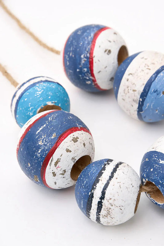 Colgante de boyas de madera - Decoración náutica