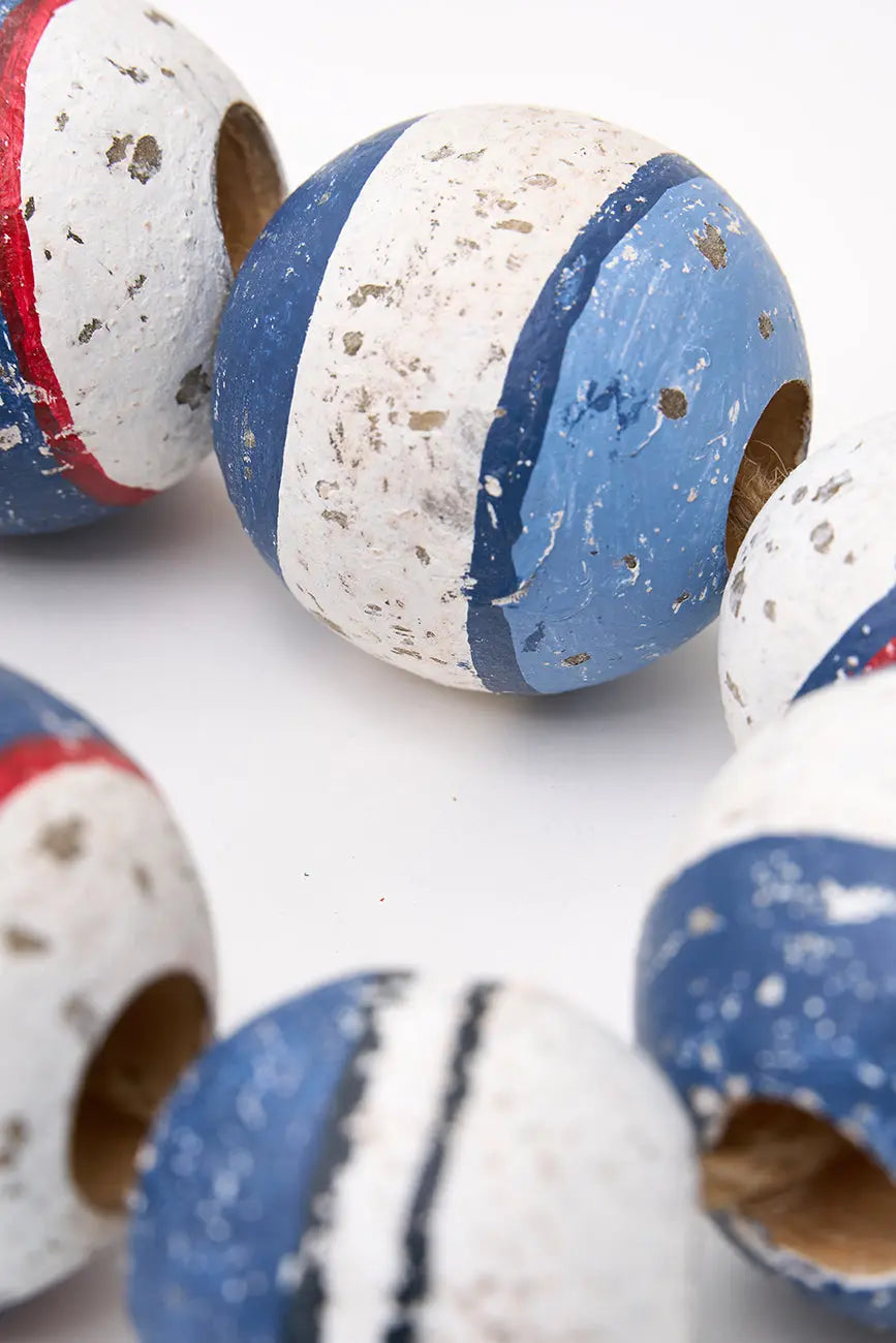 Colgante de boyas de madera - Decoración náutica