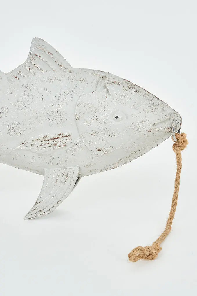 Colgante de hojalata con forma de pez