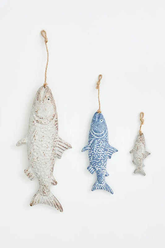 Colgante de hojalata forma de pez pequeño