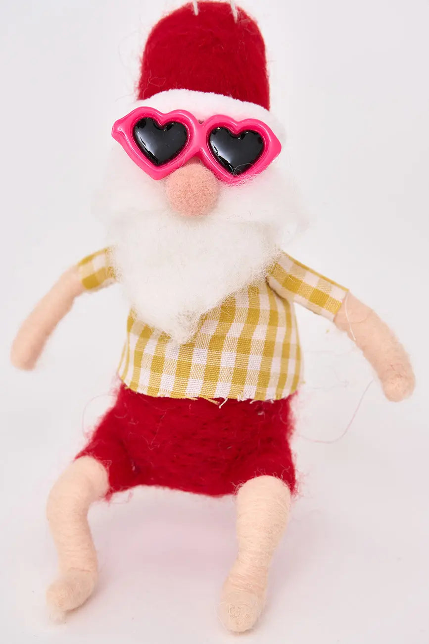 Colgante navideño en fieltro Santa Claus