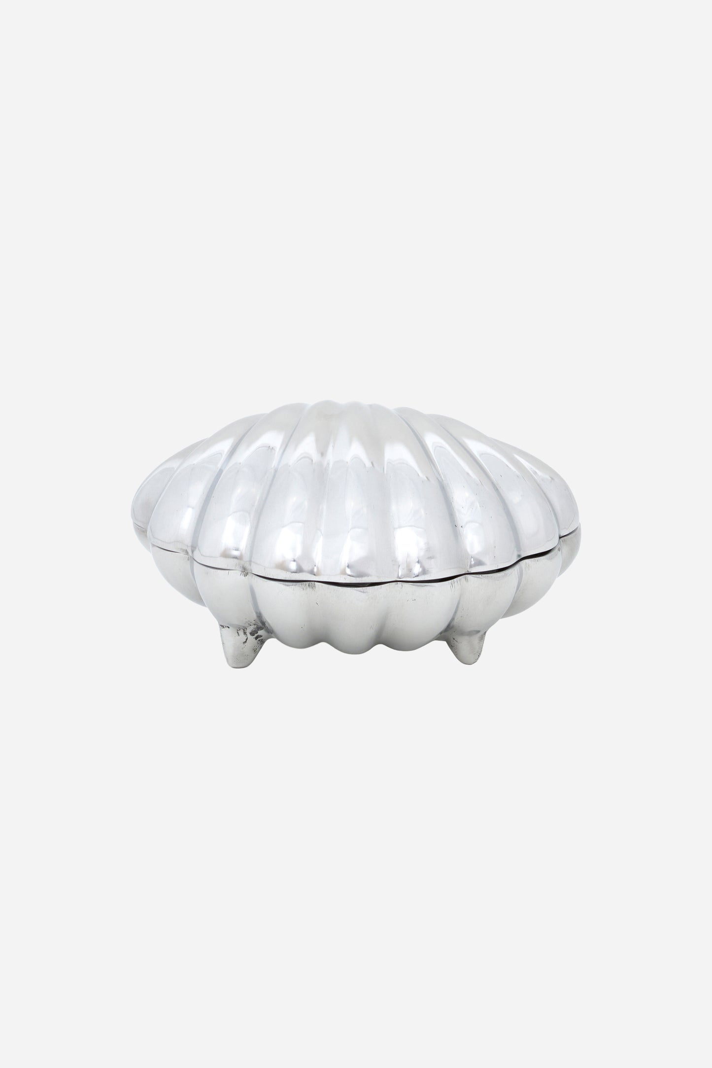 Decorative shell-shaped aluminum box