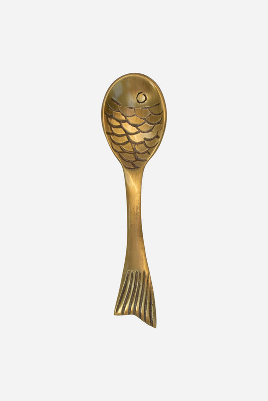 Fish spoon with nautical design