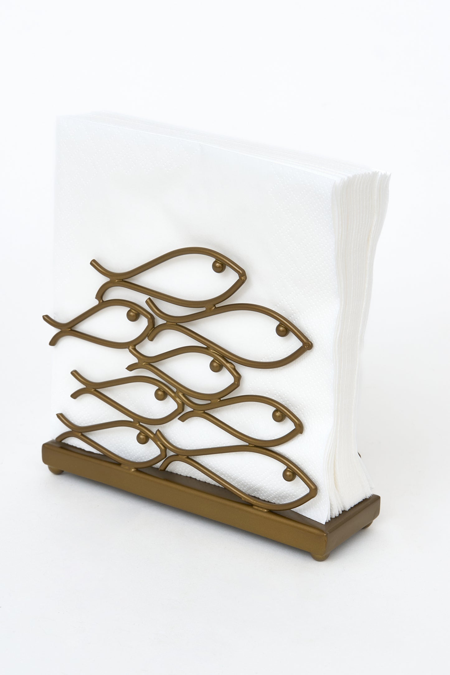 Servilletero banco peces decorativo