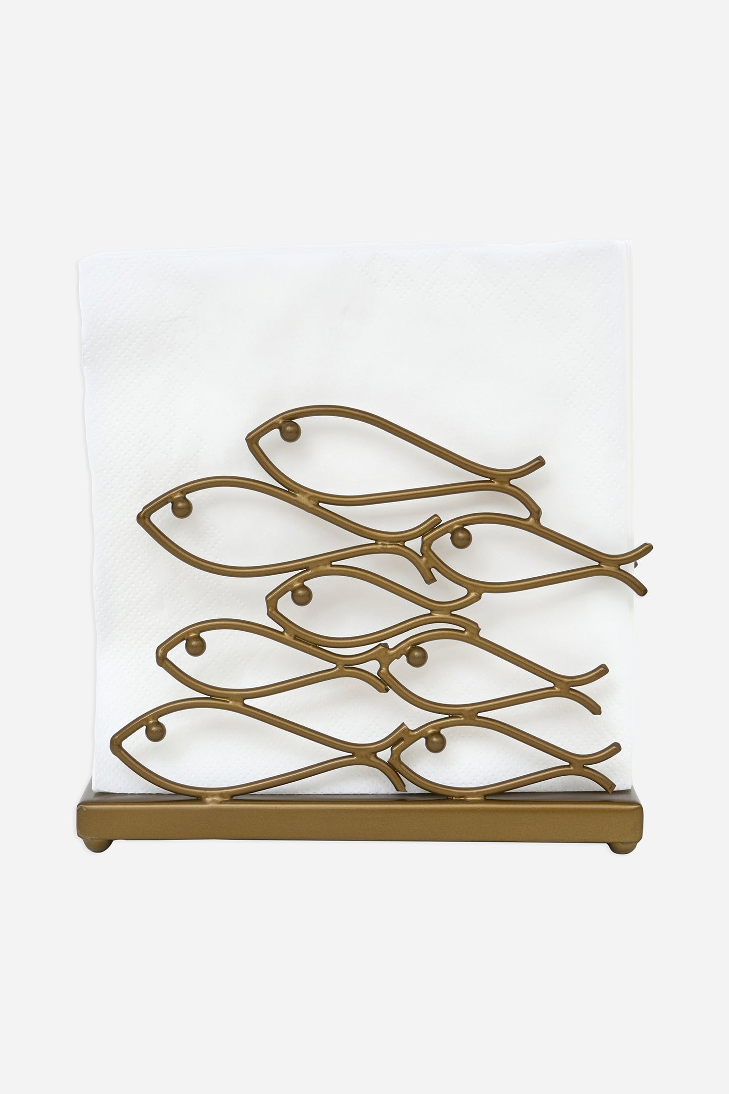 Servilletero banco peces decorativo