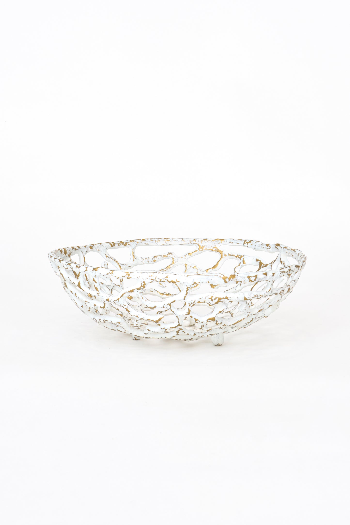 Coral aluminum bowl