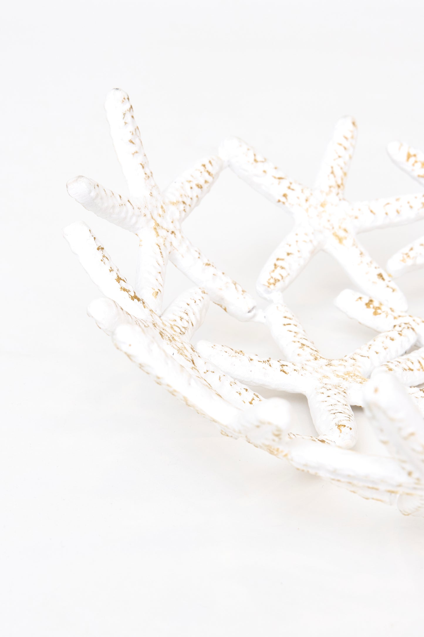 Aluminum bowl with starfish