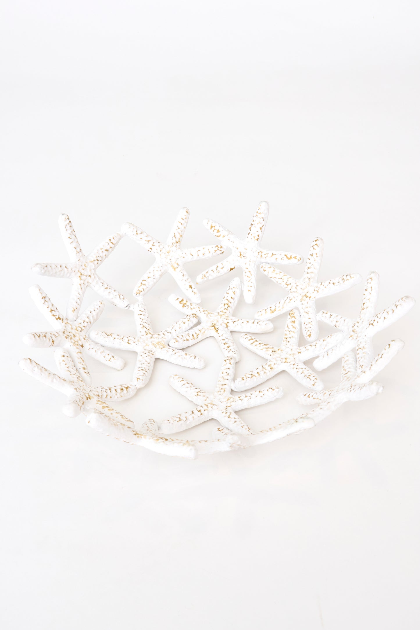 Aluminum bowl with starfish