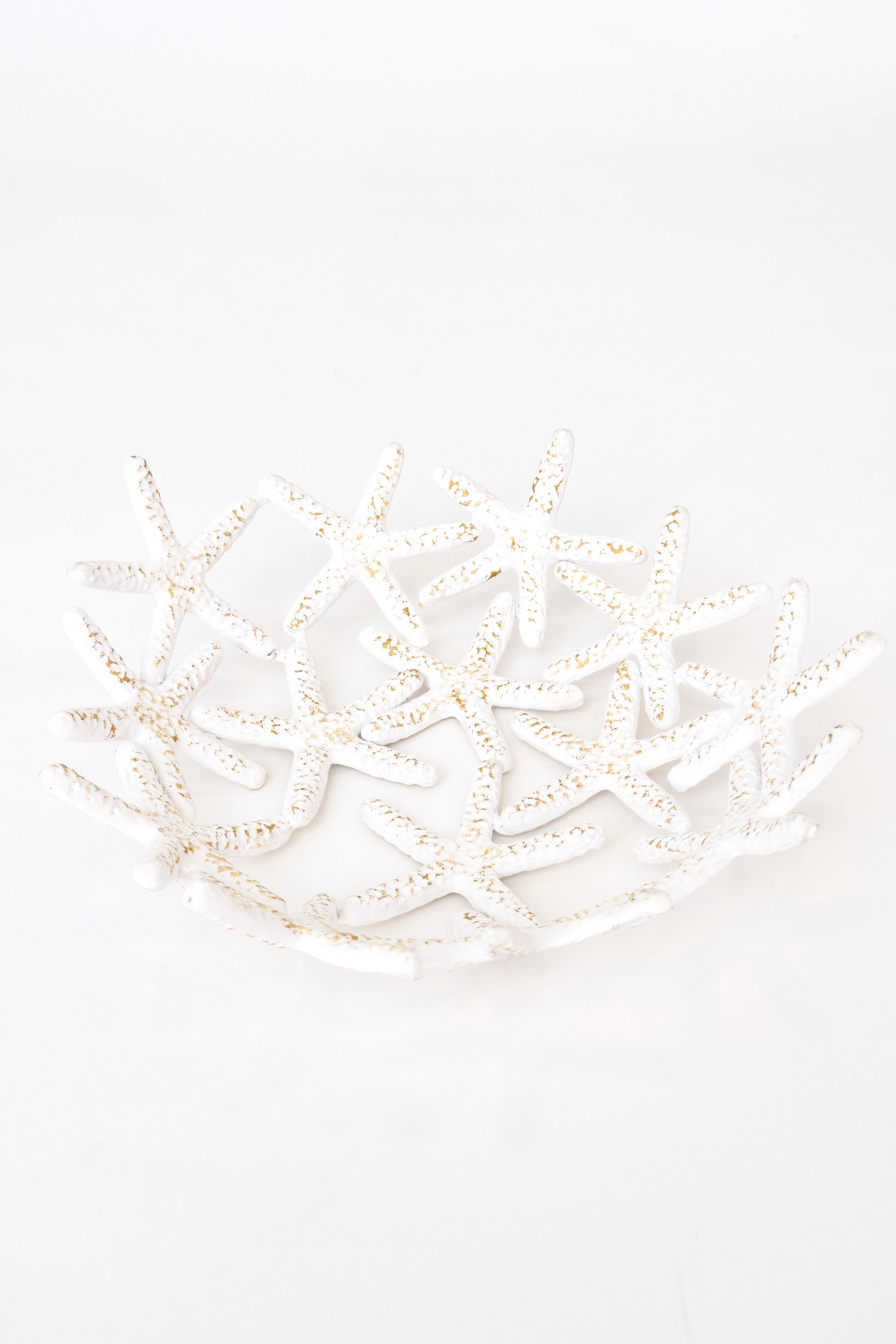 Aluminum bowl with starfish