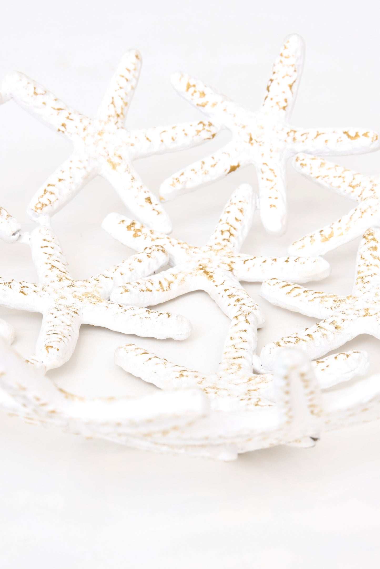 Aluminum bowl with starfish