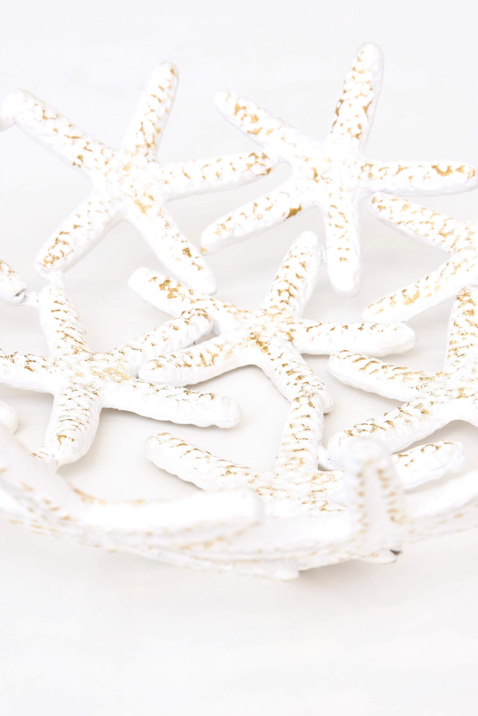 Aluminum bowl with starfish