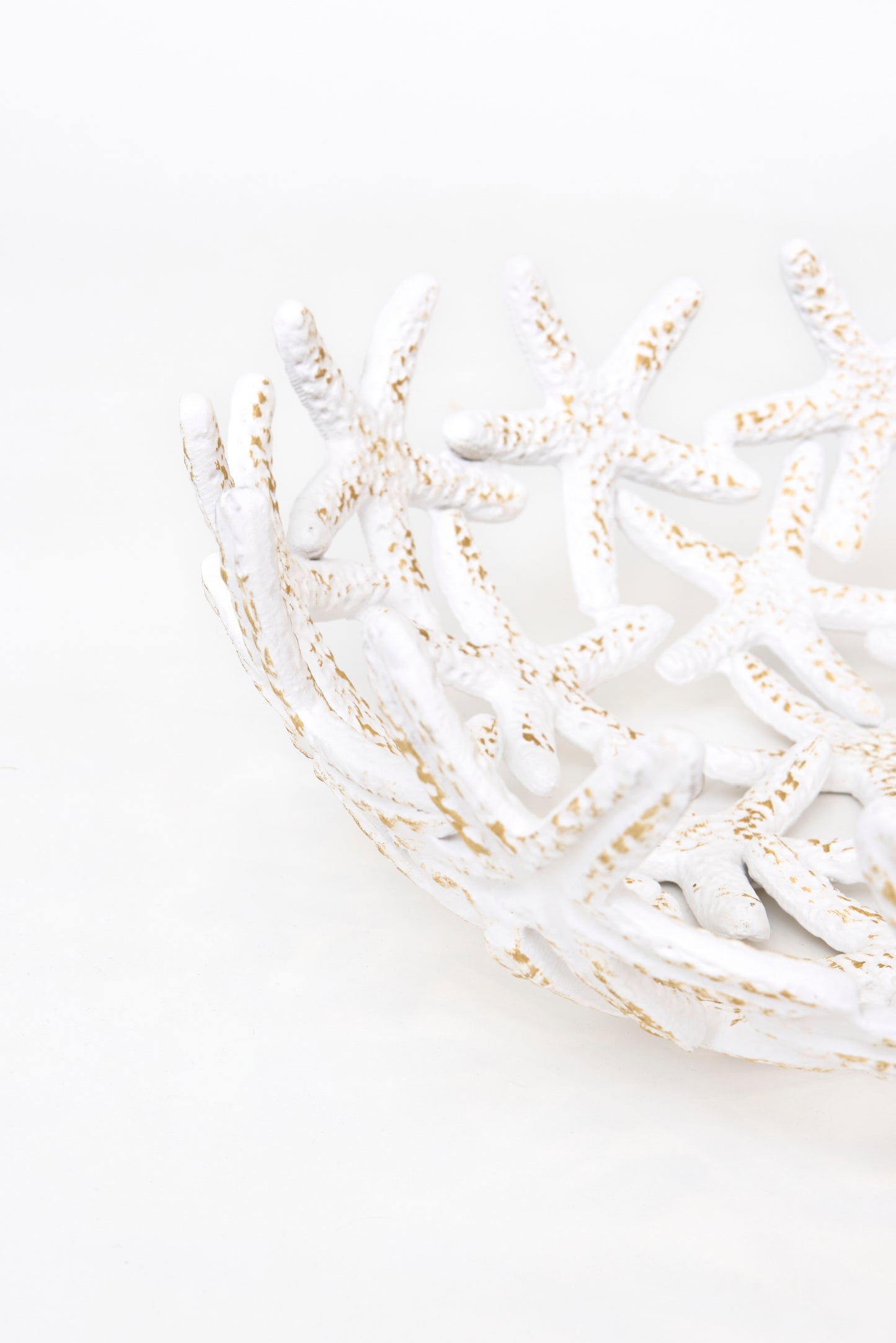 Large starfish aluminum bowl