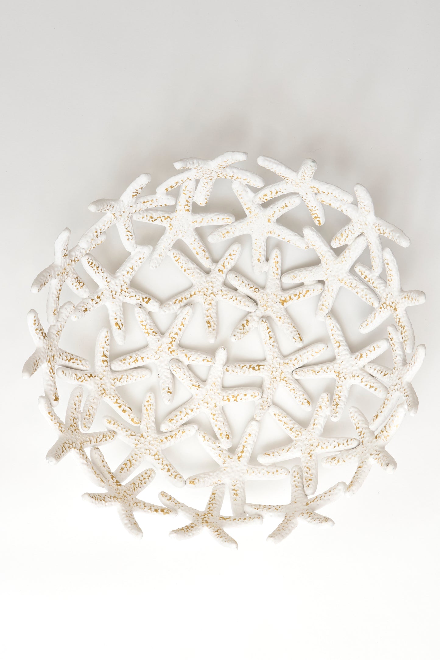 Large starfish aluminum bowl