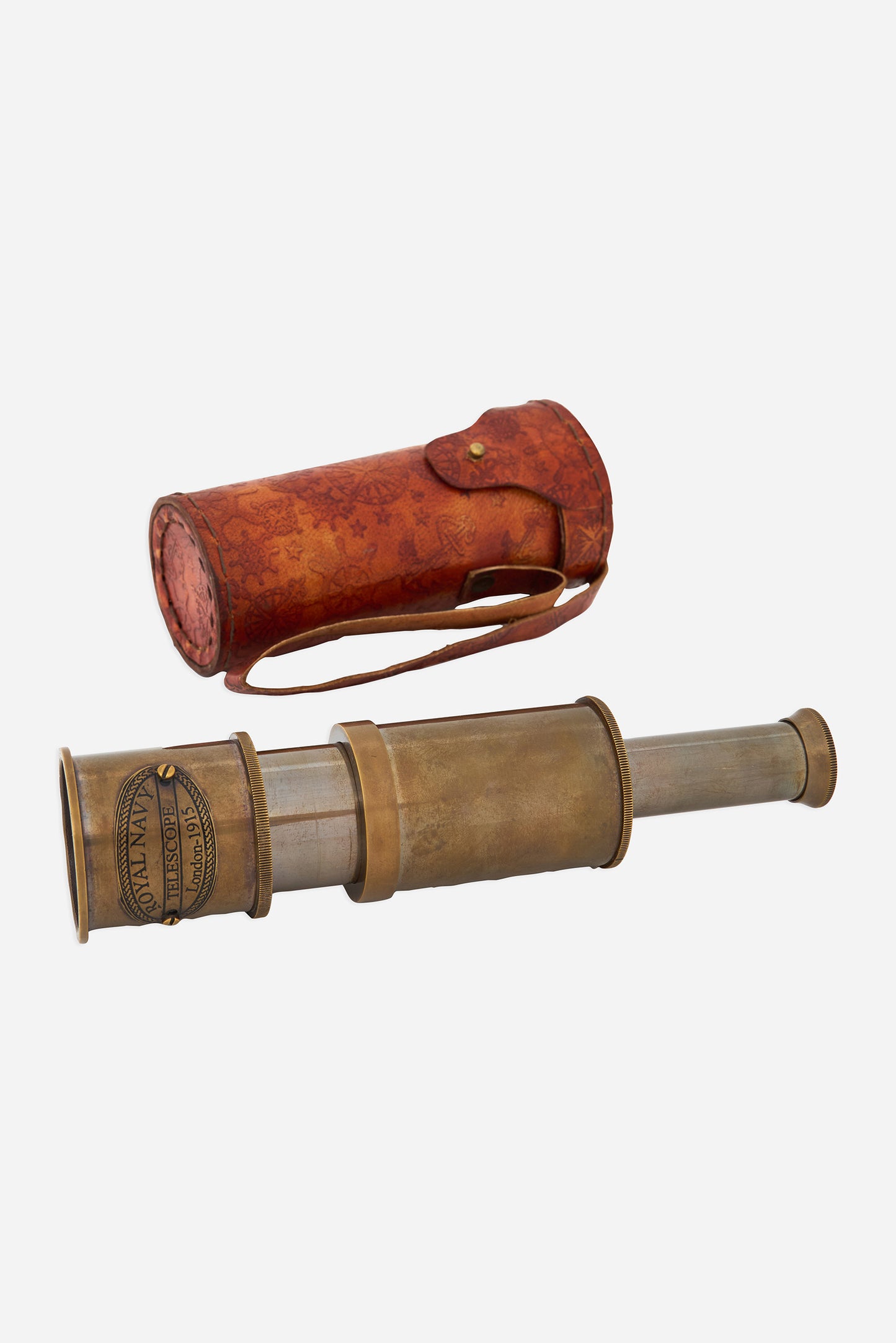 Catalejo decorativo estilo marinero