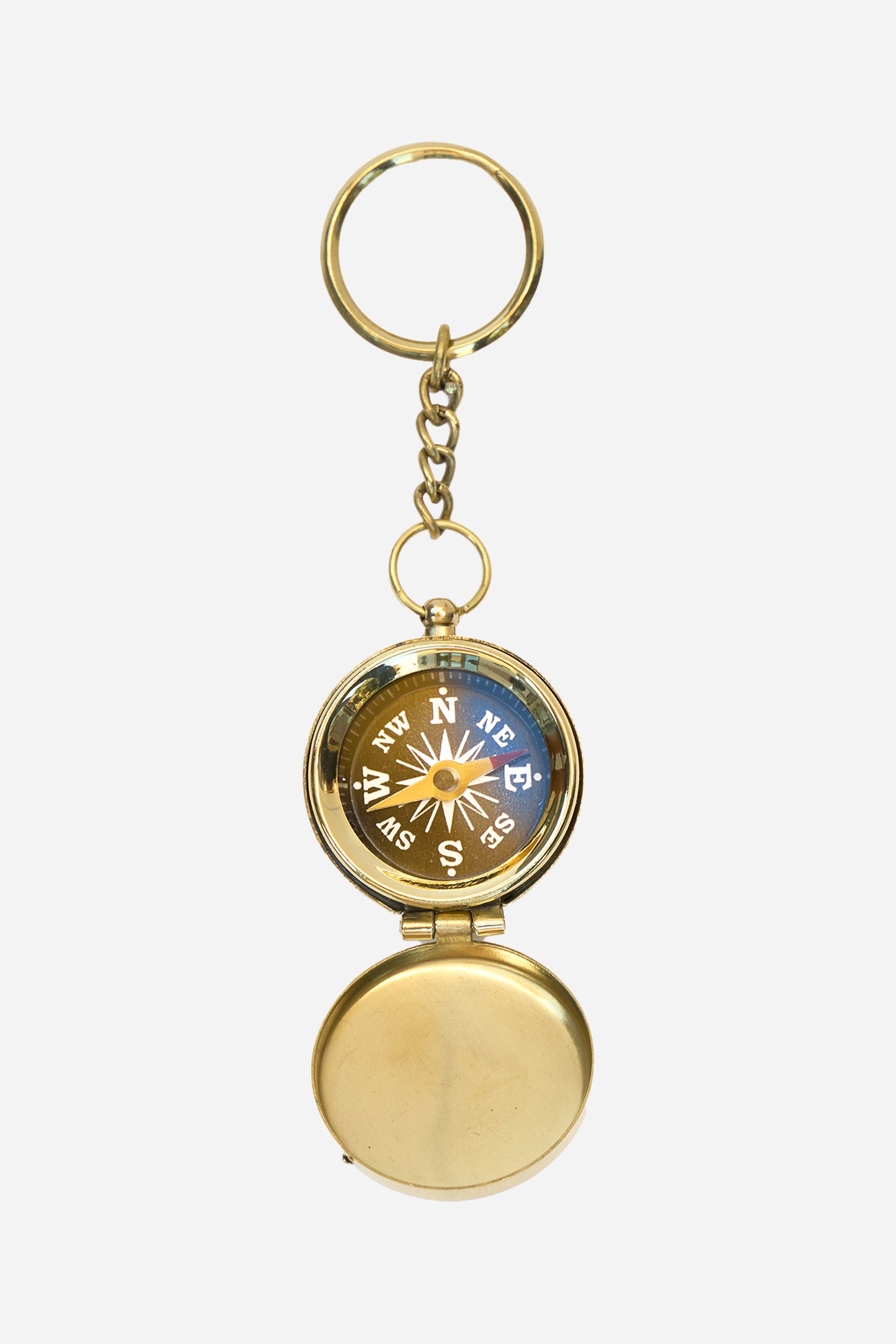 nautical design compass keychain