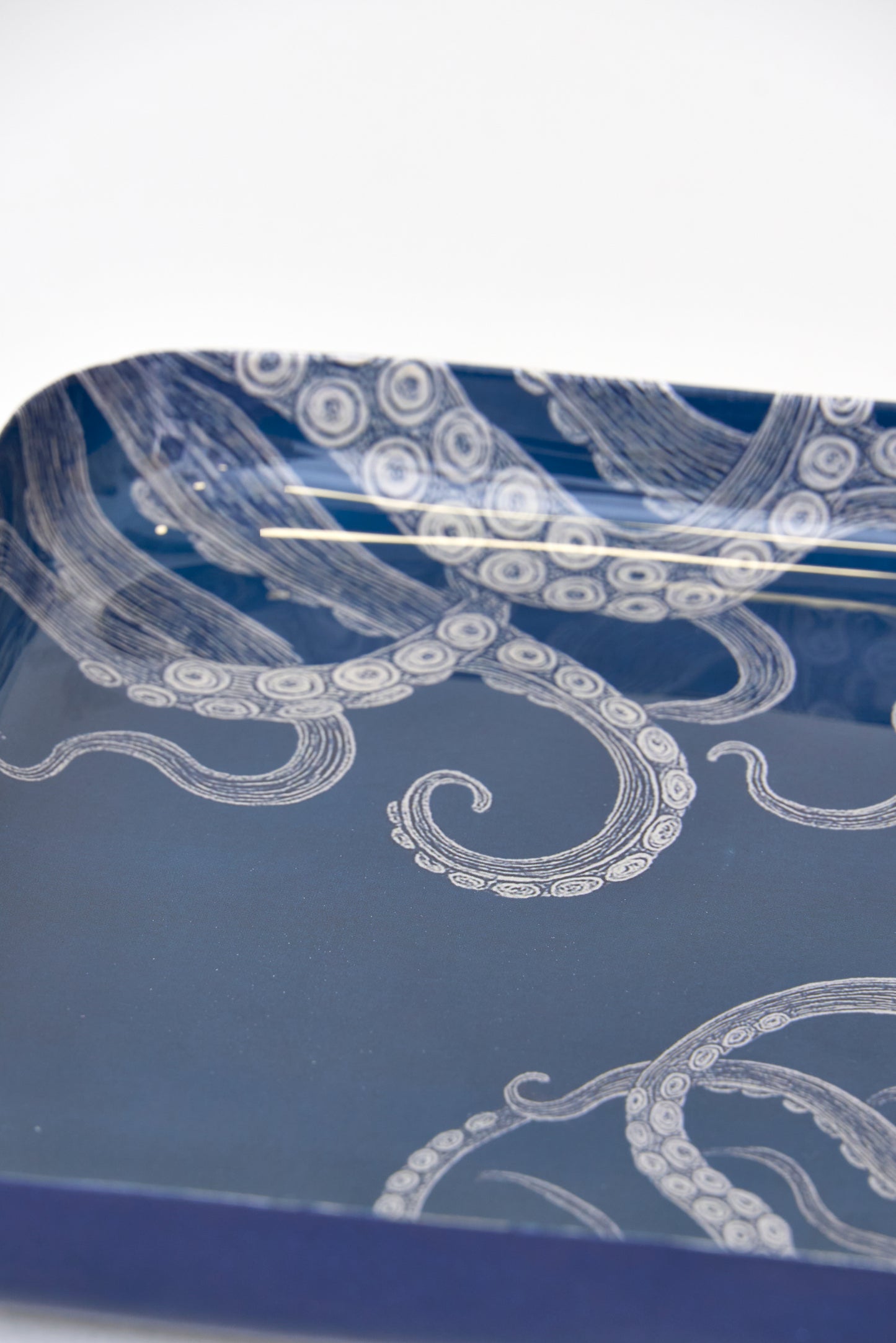 Bandeja metal pulpo formato cuadrado