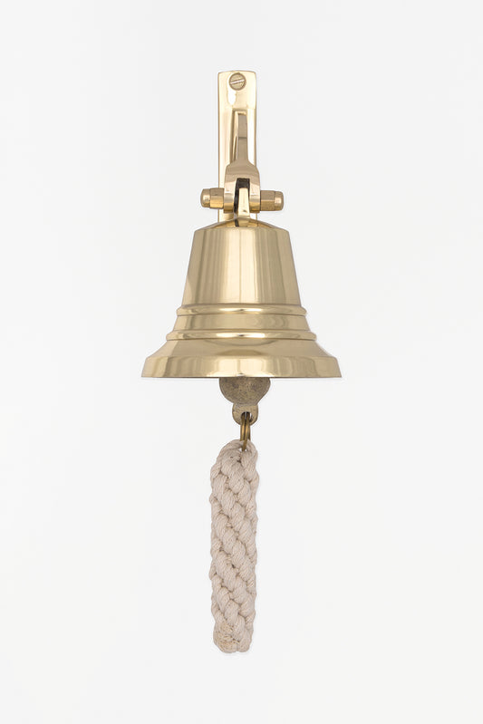 Brass wall mount ship's bell 10 cm - D783