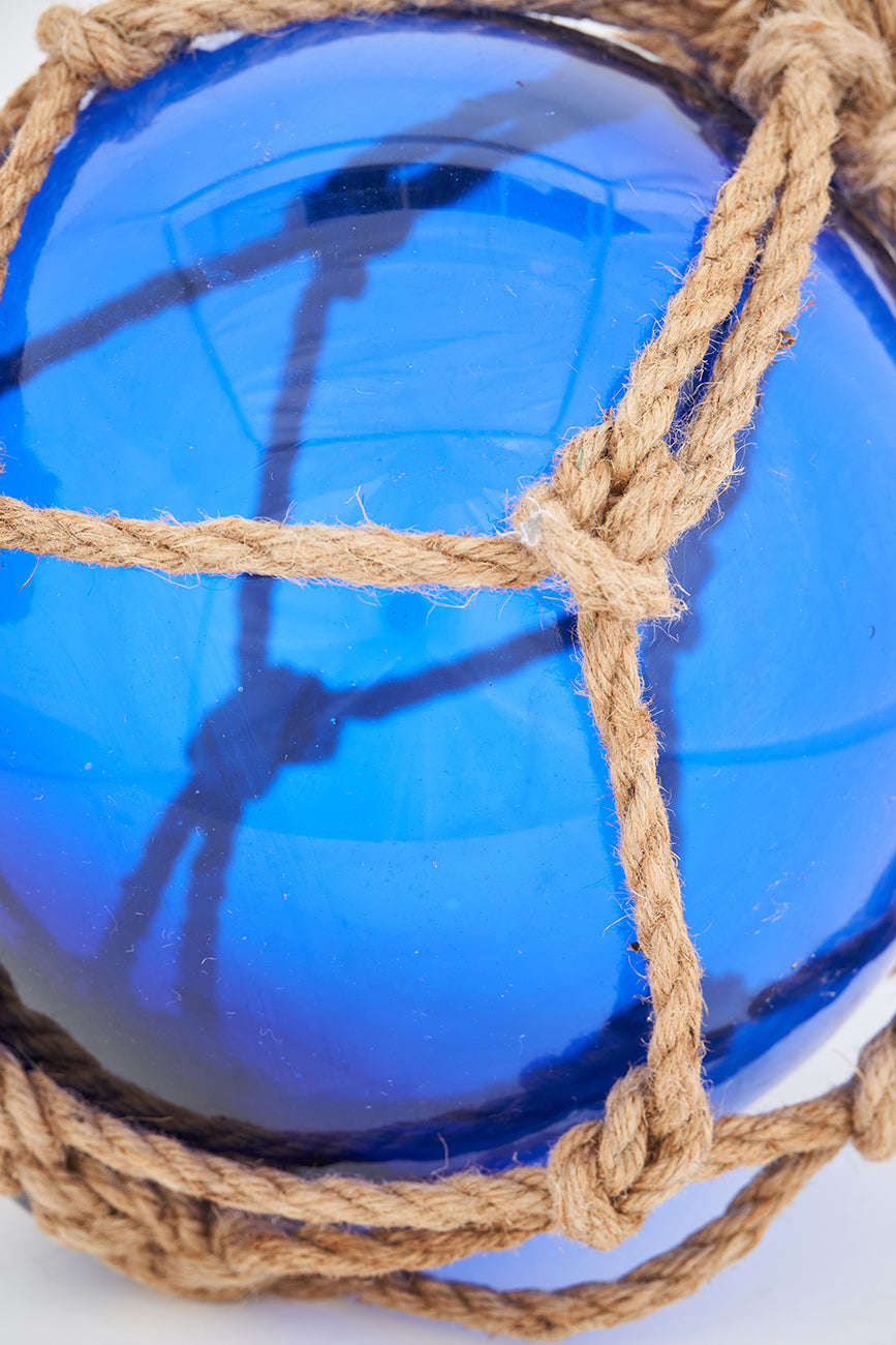 Blue glass buoy